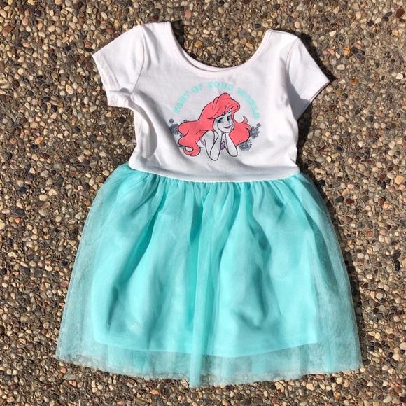 Girl’s Little Mermaid Ariel Dress - Picture 1 of 2